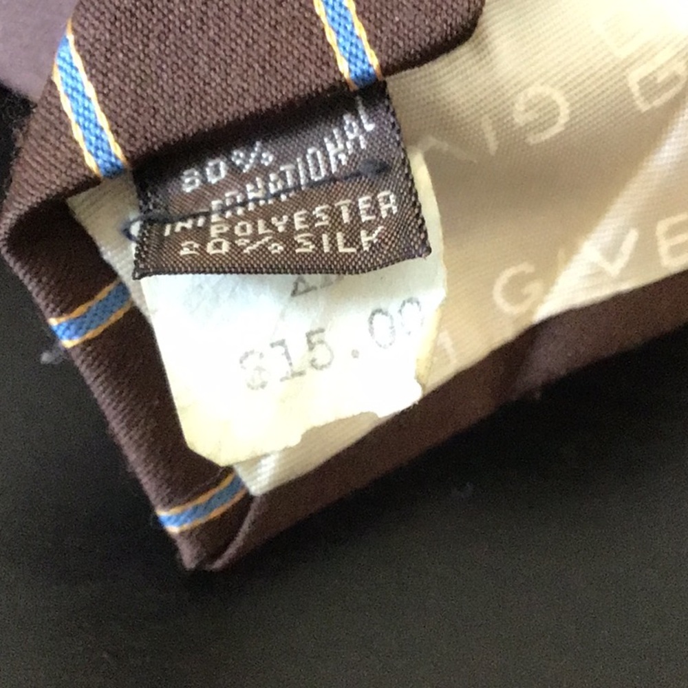 Givenchy Vintage Striped Tie - Picture 8 of 9